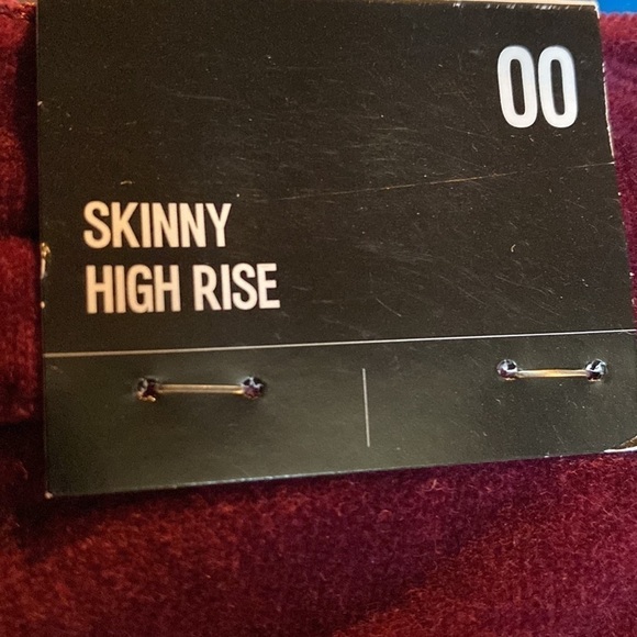 Express NWT High Waisted Skinny Velvet Pants - Picture 9 of 10